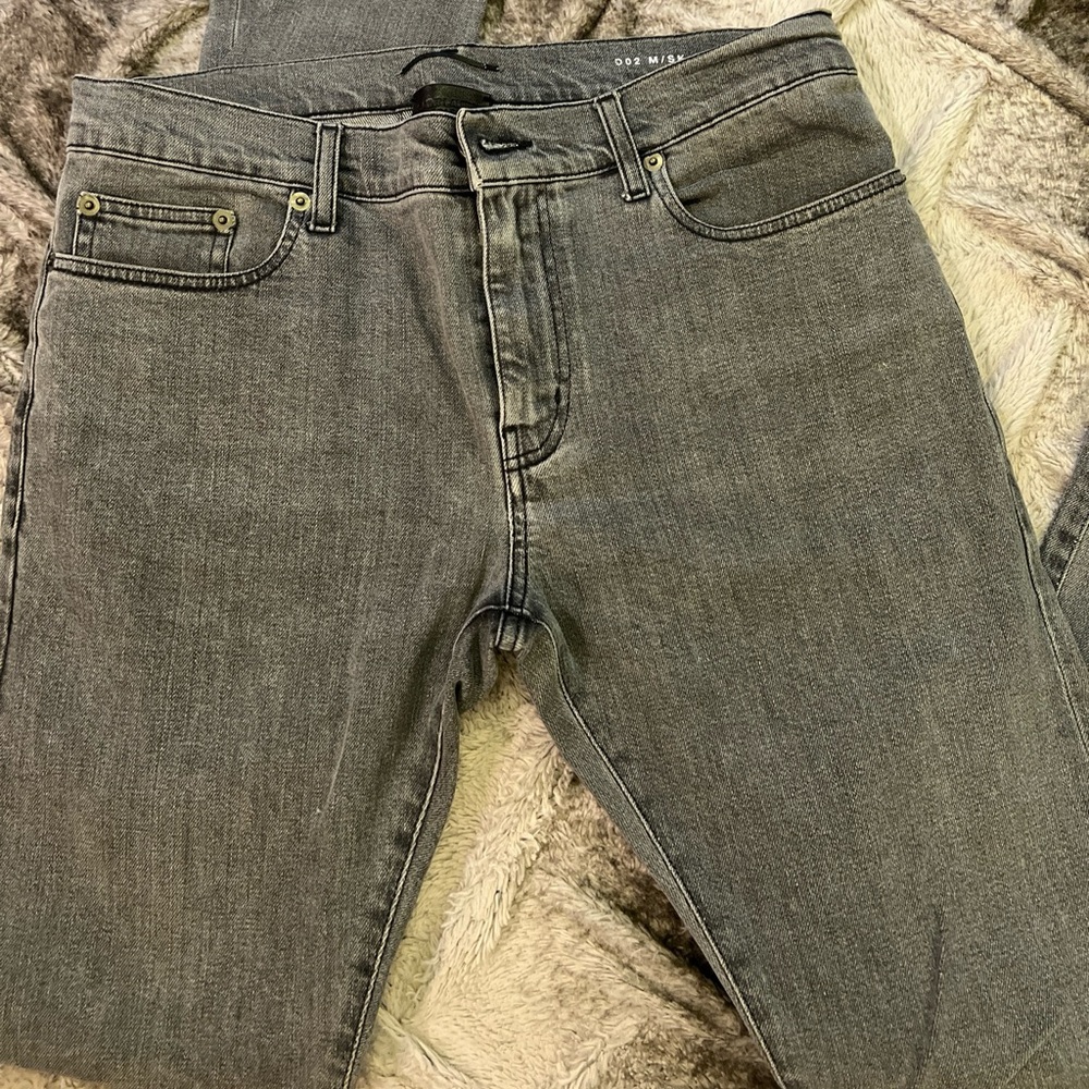 Saint Laurent men’s denim jeans grey wash size medium